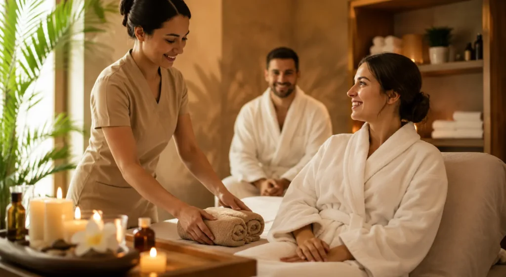 luxury spa guest experience