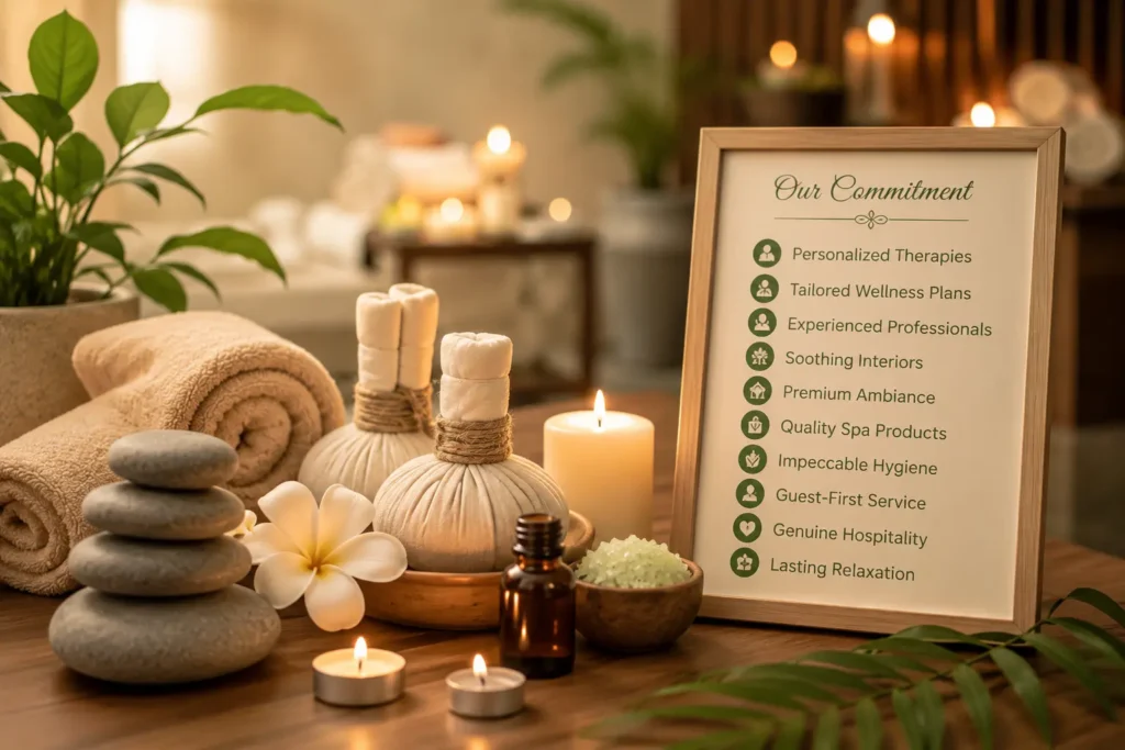 luxury spa wellness setting